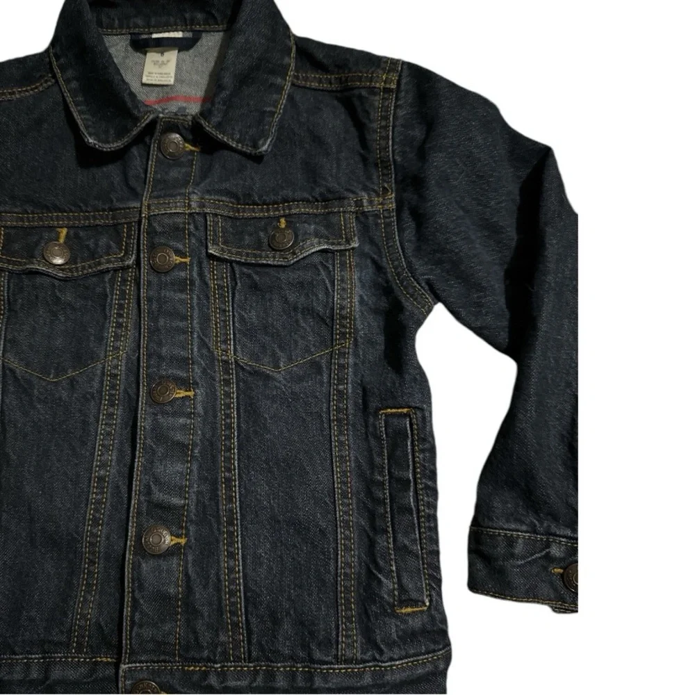 Oshkosh B’Gosh Denim Blue Jean Jacket Trucker Jacket, Size 6‎ Unisex Boys Girls